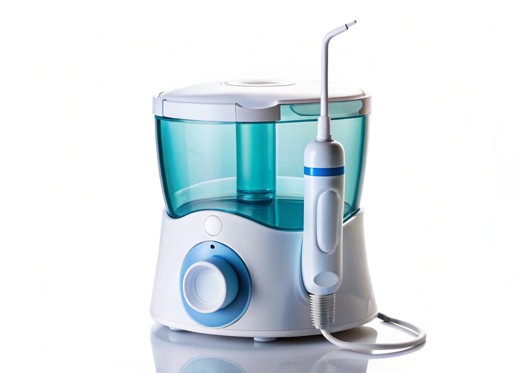 electric water flosser isolated on a white background